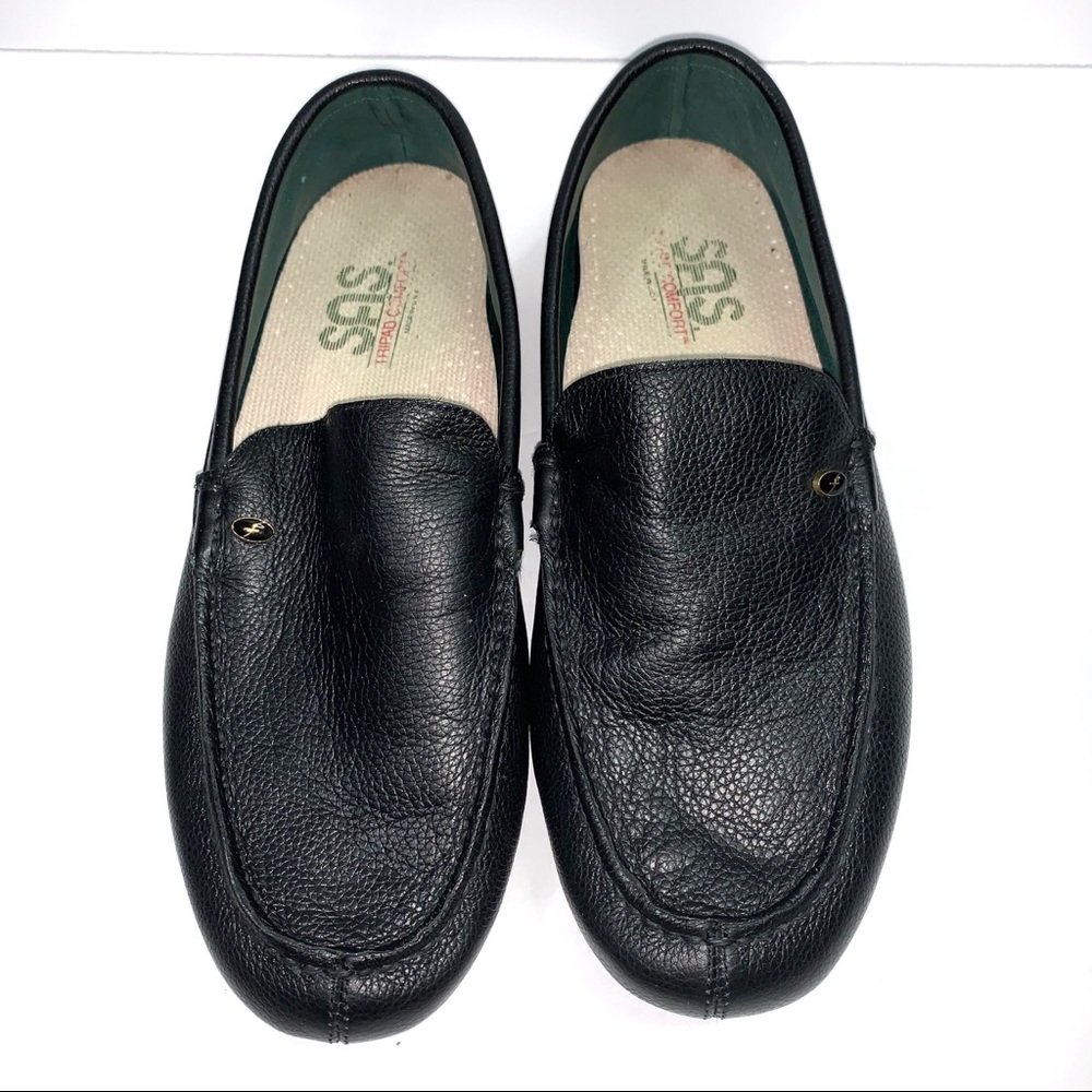 Florsheim Leather Loafers Slip On Rubber Sole